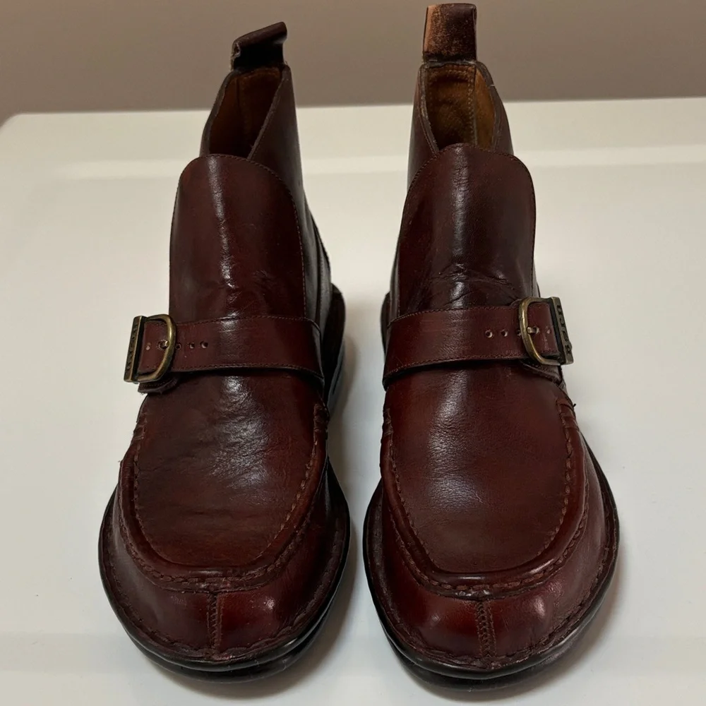 Born Women's Dark Brown Leather Loafers - Picture 1 of 6